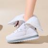 Fashion Women Winter Boots Platform Snow Boots Waterproof Non-slip Thick Plush Warm Mid-calf Boots for Women Winter Shoes