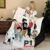 Music P-P1Harmony Throw Flannel Blanket, Soft Warm, Durable & Washable cute Cool