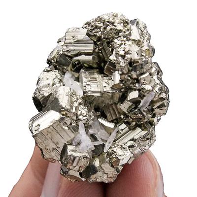 1 vnt. Aukštos kokybės natūralus Peru piritas rūdos akmuo kristalas mineralo pavyzdys pirito kubo klasteris energija namų dekoravimas