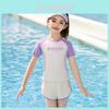 Childrens Swimsuit Girls Quickdry Twopiece Swimwear For Water Sports