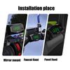 12V Moto Temperature Clock Waterproof 3 In 1 Motorcycle Electronic Clock Thermometer Voltmeter Digital Display Universal Watch