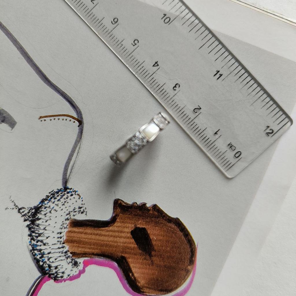 Серебряное кольцо с натуральным перламутром, вес изделия 2,94 гр (2186168)