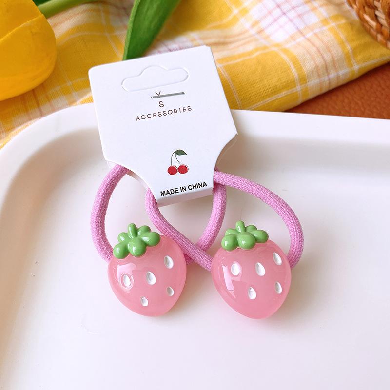 2pcs Elastic Hair Bands for Baby Girls Candy Color Hair Ring Hair Rope Children Headwear Kids Toddler Accessories