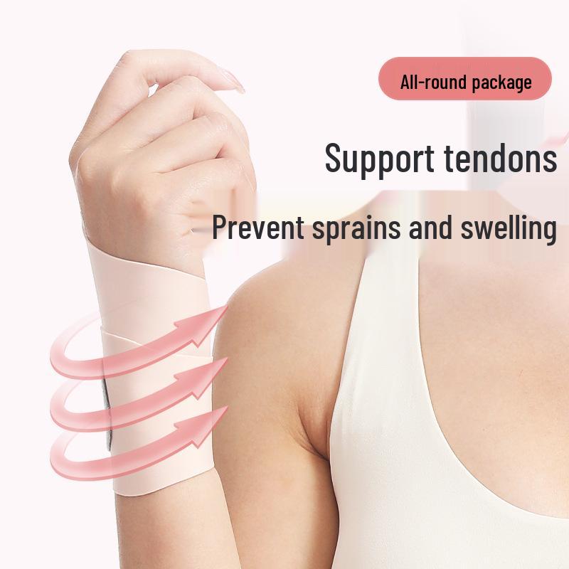 Unisex Sports Compression Wristbands: Breathable, Anti-Sprain/Strain for Badminton, Volleyball, Jump Rope.