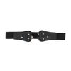 Female Fashion Elastic Thin Waist Cinch Belt Vintage Leaf Versatile Waistband Belt for Dress