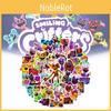Bunte Smiling Critters Aufkleber mit Erdbeermuster Perfekt für Geschenke und Scrapbooking