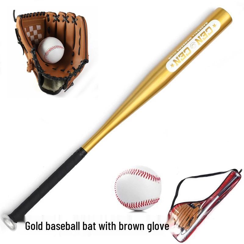 Kids' Oak Aluminum Alloy Baseball Set: Bat, Glove & Ball - Perfect Gift.