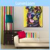 Hand Drawn Sunlit Golden Mountain Abstract Oil Painting With Wooden Frame For Entryway