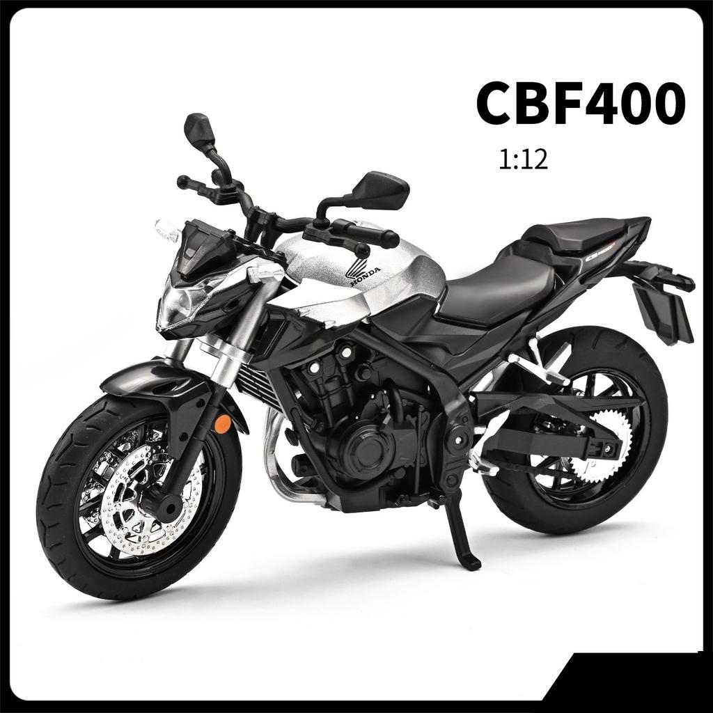 Nový 1/12 Honda CB400F Slitina Model Motocyklu Tlumiče Nesoucí Osvětlení Sběratelská Hračka Auto Dárek pro Dítě