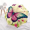 Colorful Butterfly Garden Decorative PlateUmbrella, Portable 3-Fold Umbrella for Men & Women,Christmas Gift ES347