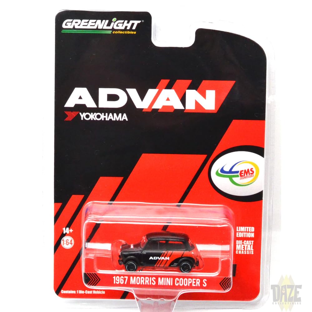 GREENLIGHT 164 scale Indonesia Exclusive - 1967 Morris Mini Cooper S - Advan