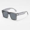 Men's Polarized Clip-On Sunglasses: Classic Square Frame, UV Protection for Prescription Glasses & Sunglasses