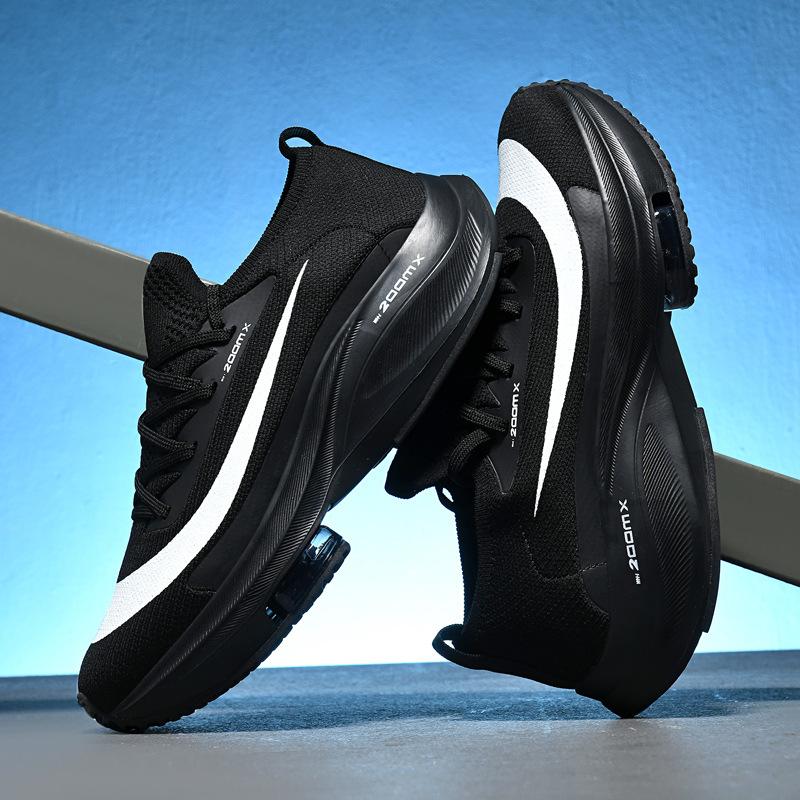 Herbst Große Größe Outdoor Sports Laufschuhe Herren Sport Mesh Atmungsaktiv Leicht Mode Niedrig geschnitten Luftkissen Schuhe