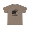 Bär Reh Bier Grafik T-Shirt - Lustiges Jagdshirt