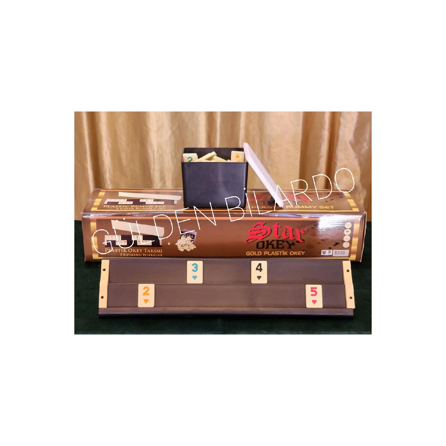 

Золотий пластиковий набір Okey