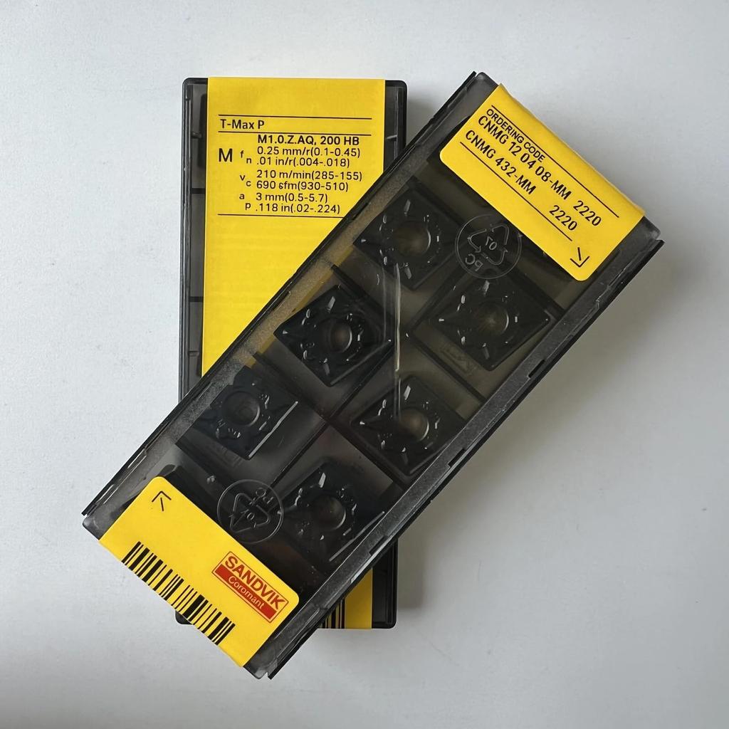 Originální Sandvik / CNMG120408-MM 2220 / Karbidová čepel na CNC soustruh 10 ks