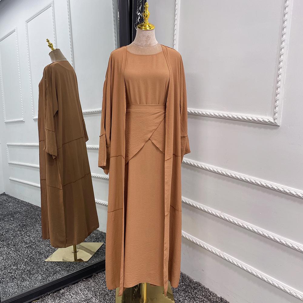 Loriya Solid Color Three-Piece Set LR522 - Turkey & Dubai 2022 Edition