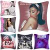 Singer A-Ariana-G-Grande Pillow Case Square Pillow Bedroom Sofa Leisure Comfort Cushion Car Living Room Home Decoration