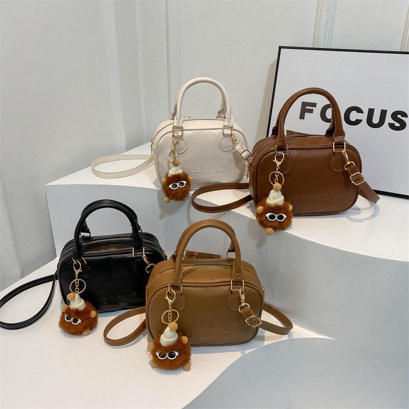 Chic Pu Small Handheld Square Bag For Women Casual Everyday Use With Zipper
