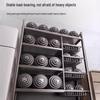 Modern Floor-Standing Multi-Layer Kitchen Storage Rack