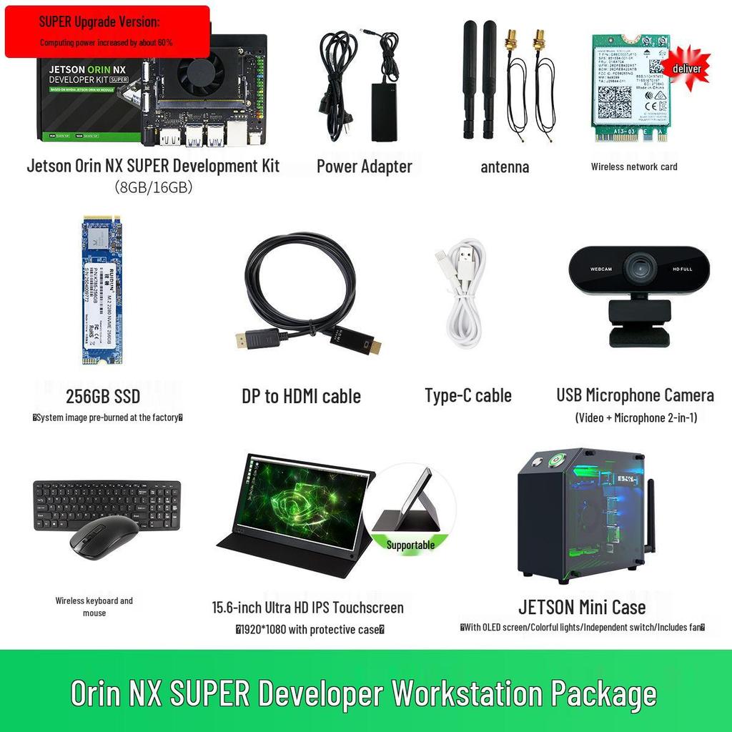 Jetson Orin NX AI Vision Development Kit with ROS Core