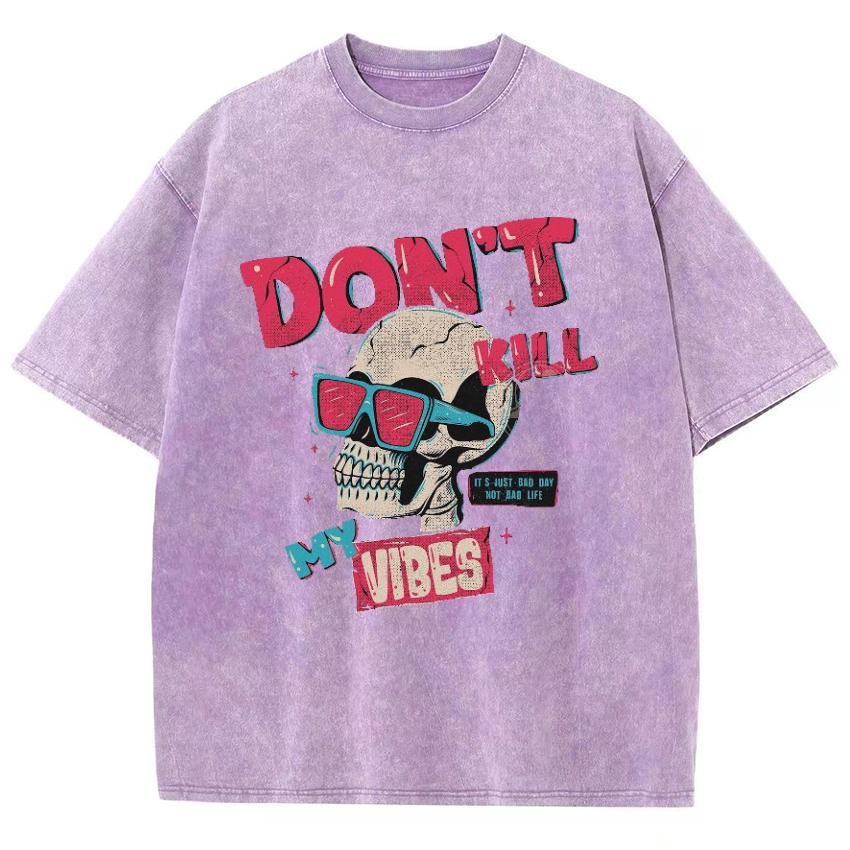 Women's T-Shirt Unisex Loose Wash Denim Crew Neck Short Sleeve Summer Trend Hip Hop Y2K Soft Top Men