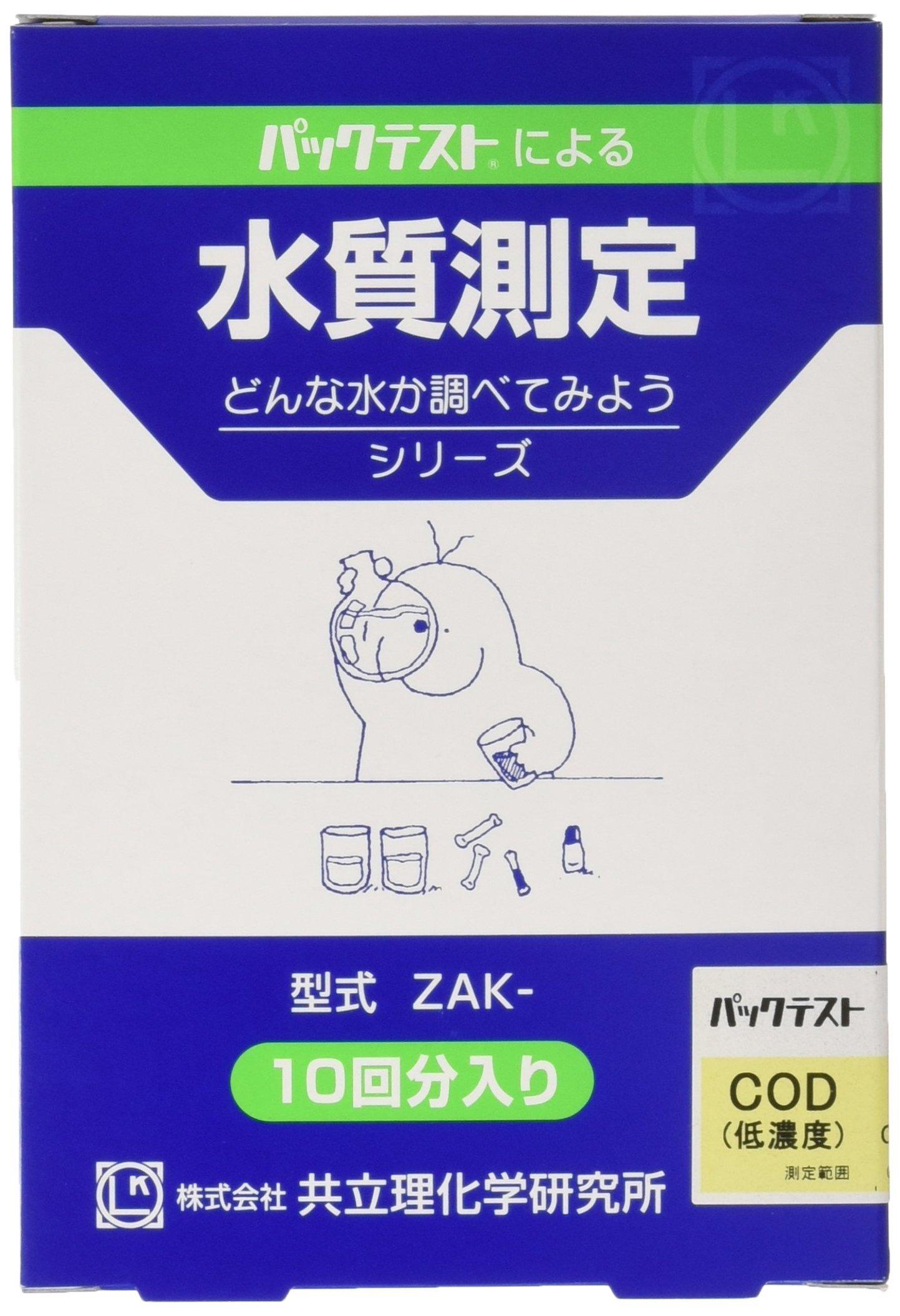 

Kyoritsu Chemical Research Institute Pack COD to Test, 10-Test Pack, (Low Concentration) ZAK-COD(D)-2 (Successor ZAK-COD(D)) белый