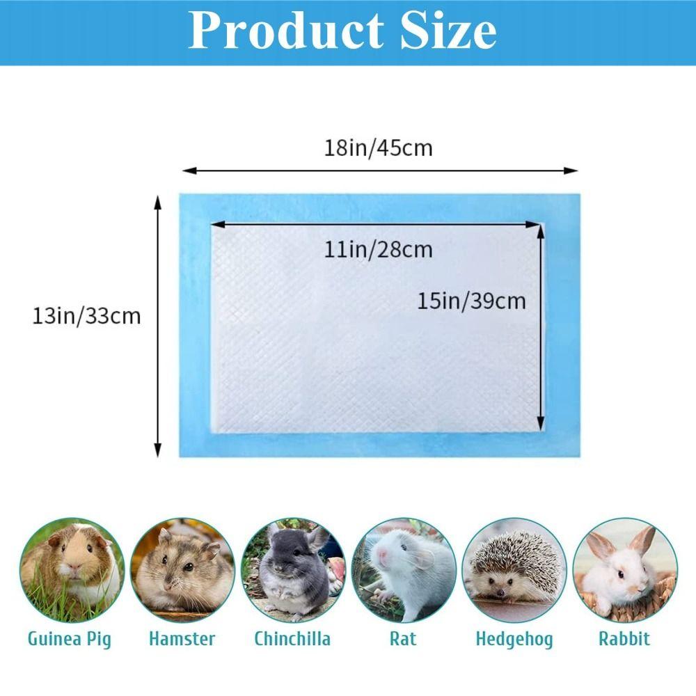 100PCS Thickened Dog Training Pee Pad Super Absorbent Diaper Mats Pet Cushion  Toddler