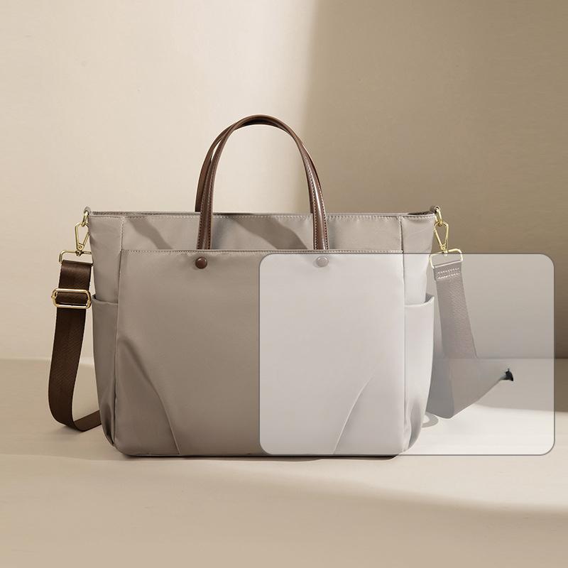 Commuting Simple Computer Bag  Summer Large Capacity Waterproof Oxford Cloth Bag  Versatile Student One Shoulder Crossbody Bag for Women