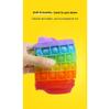 Desktop Sensory Toy Bubble Elimination Pressure Keyboard Shape Puzzle Game Toy