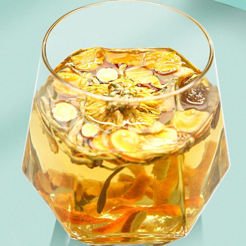 Geißblatt Chrysanthemen Tee mit Löwenzahn Minze Maulbeerblatt Kumquat Getrocknet