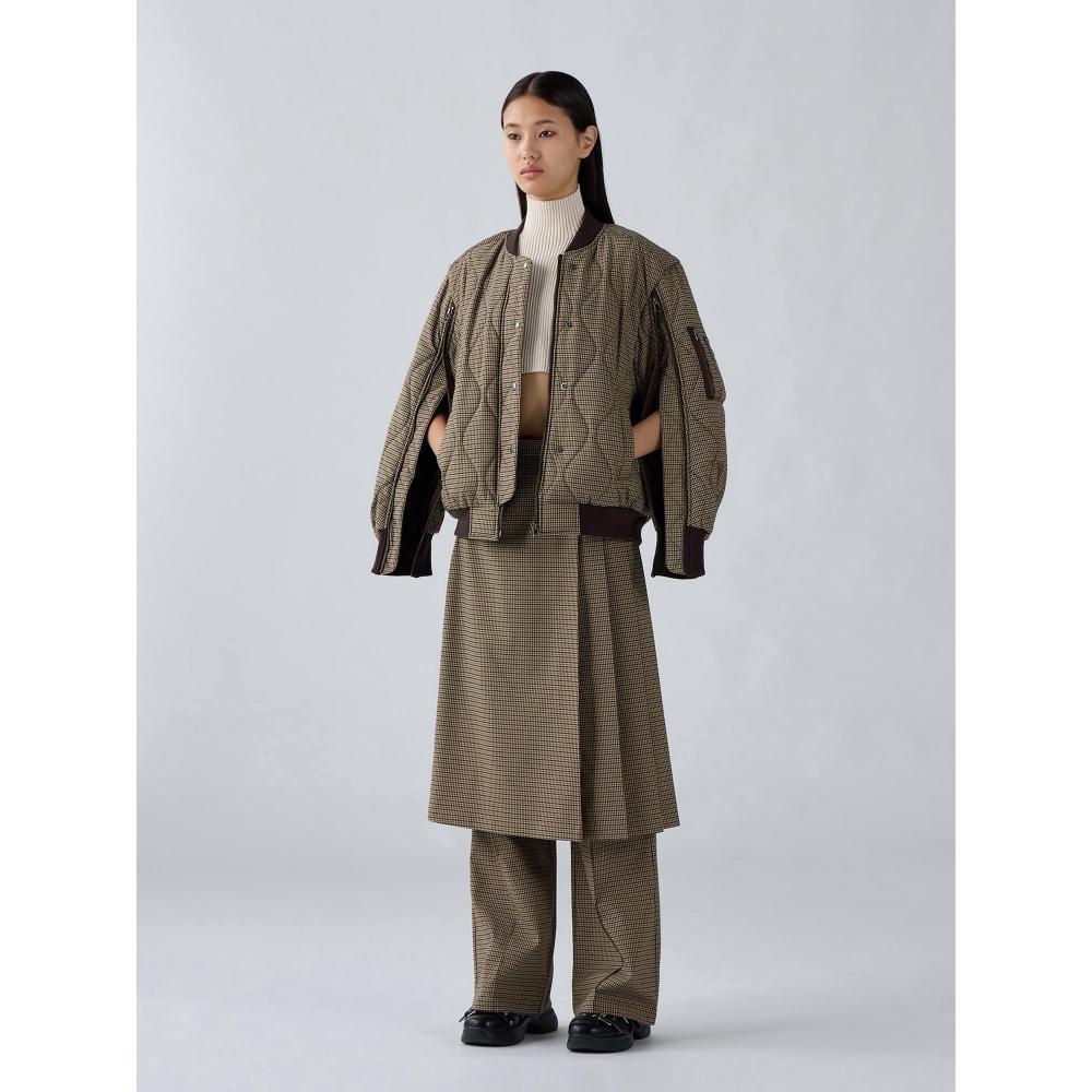 

Gu By Uniqlo 2 Piece Юбка Брюки Клетчатый By Rokh 32 BEIGE/XS
