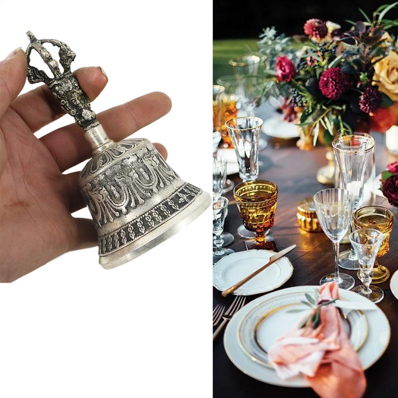 Tibetan Buddhist Meditation Hand Bell Tibetan Buddhist Meditation Bell And Dorje Set Hand Bell Dorje Vajra Bell Meditation Altar