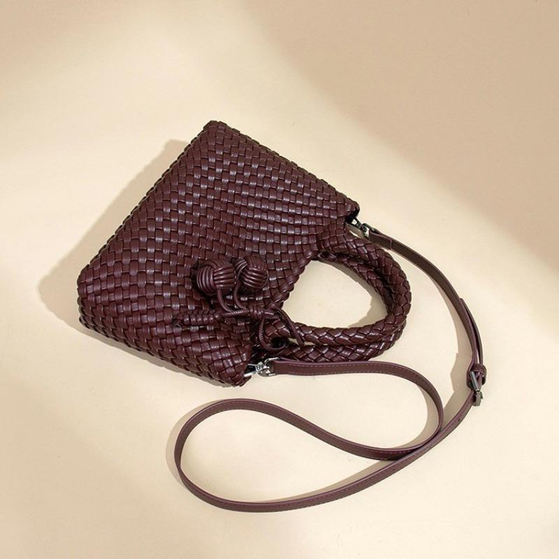 Handgewebter Gemüsekorb Damen Tasche Neue Lässige Umhängetasche Handtasche Modische Vielseitige Handtasche Tote Bag
