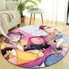 1pc KPop Demon Hunters MIRA3 Design Printed Area Round Carpet for Bedroom Living Room Home Decor Rugs Mat Non Slip Mat Rug for Bedside
