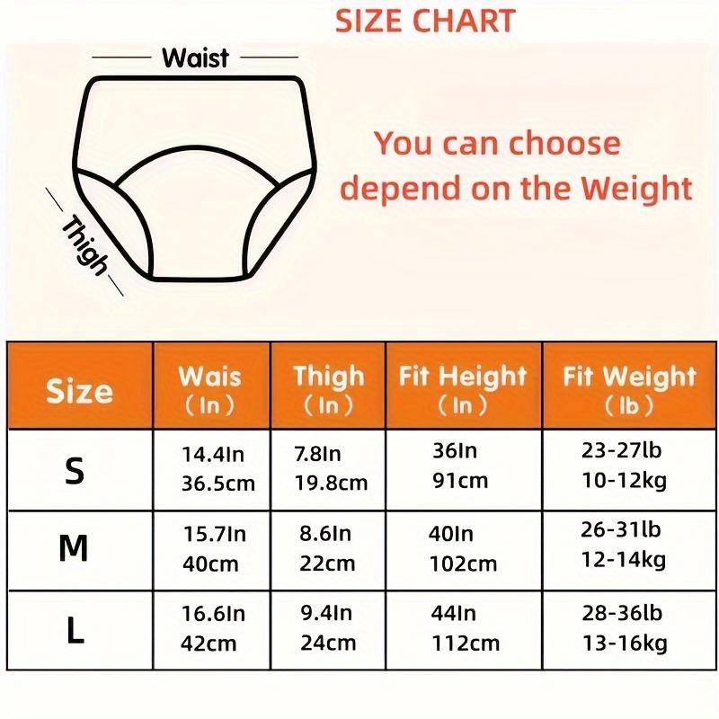 6pcs Soft Breathable Cotton Training Pants | Washable Reusable and Absorbent for Potty Training | Perfect Gift for Christmas