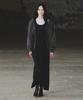 Insilence Woman Knotted Maxi Jersey Skirt Black