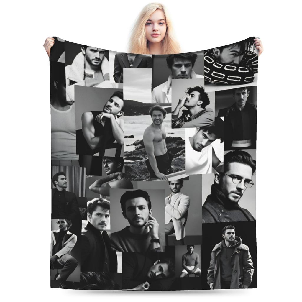 Jonathan Bailey Blanket  Warm Funny Plush Bedding Throws For Child Outdoor Flannel Bedspread Bed Cover