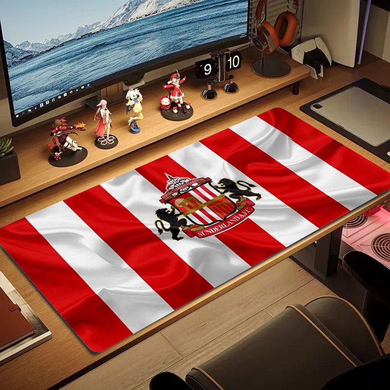 Sunderland A.F Large Size Mouse Pad Large Gaming Table Cushion Non-slip Laptop Tablet Big Mousepad XXL Mat Mini PC Playmat With Lock Edge