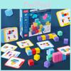 Logic Cubes Wooden Building Blocks For 6-year-olds Educational Toy For Early Learning Skills
