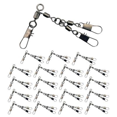 Shymie Octopus Fishing Lures with 40kg for Sea 30 Pieces Snaps, Strength, Rings, Swivels, Screws, Fishing, 10, 20,