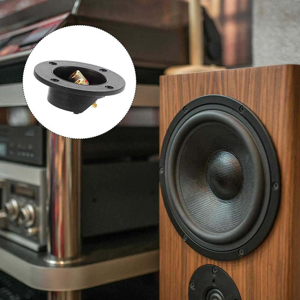 Square Pillar Speaker Cable Hole 48-75) Box Circle 2 Copper (install Wire Junction Acoustic Terminal Binding Post Support Amt
