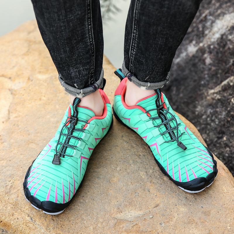 Five-finger shoes hiking shoes breathable hiking shoes children's cross-country rock climbing barefoot running creek shoes thick sole