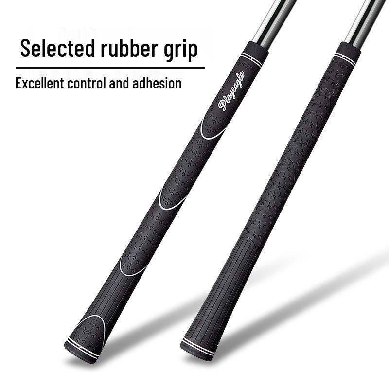 Unisex Schwarze Vollgummi-Golfschlägergriffe - Rutschfest & Stoßdämpfend für Eisen & Hölzer