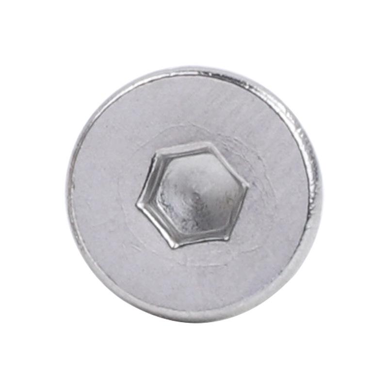 304 Stainless Steel Thin Head Hex Socket Flat Head Self-Tapping Screws M2-M6