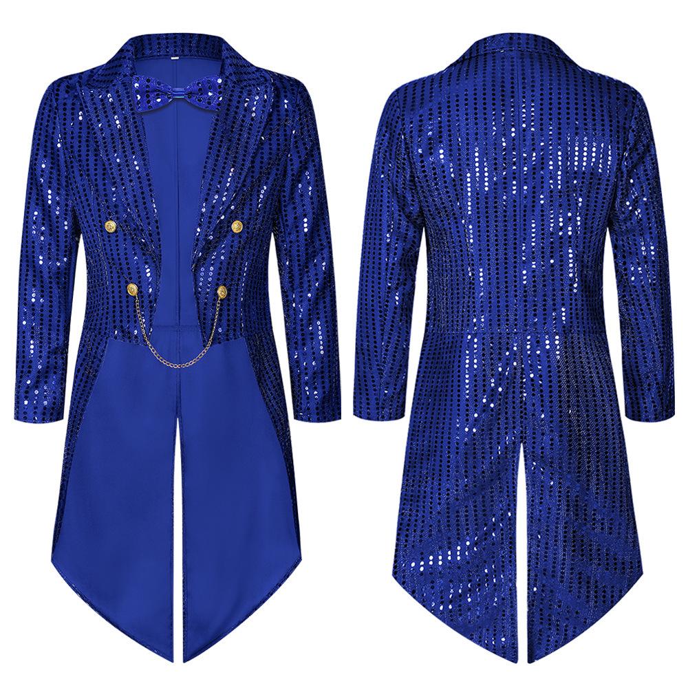 Irish Green Sequined Tailcoat for Halloween