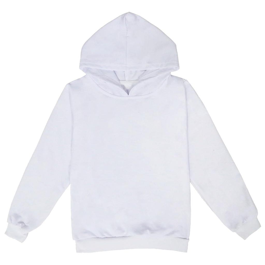Children's Fashion Solid Color Pullover Casual Versatile Hoodie Sweatshirt