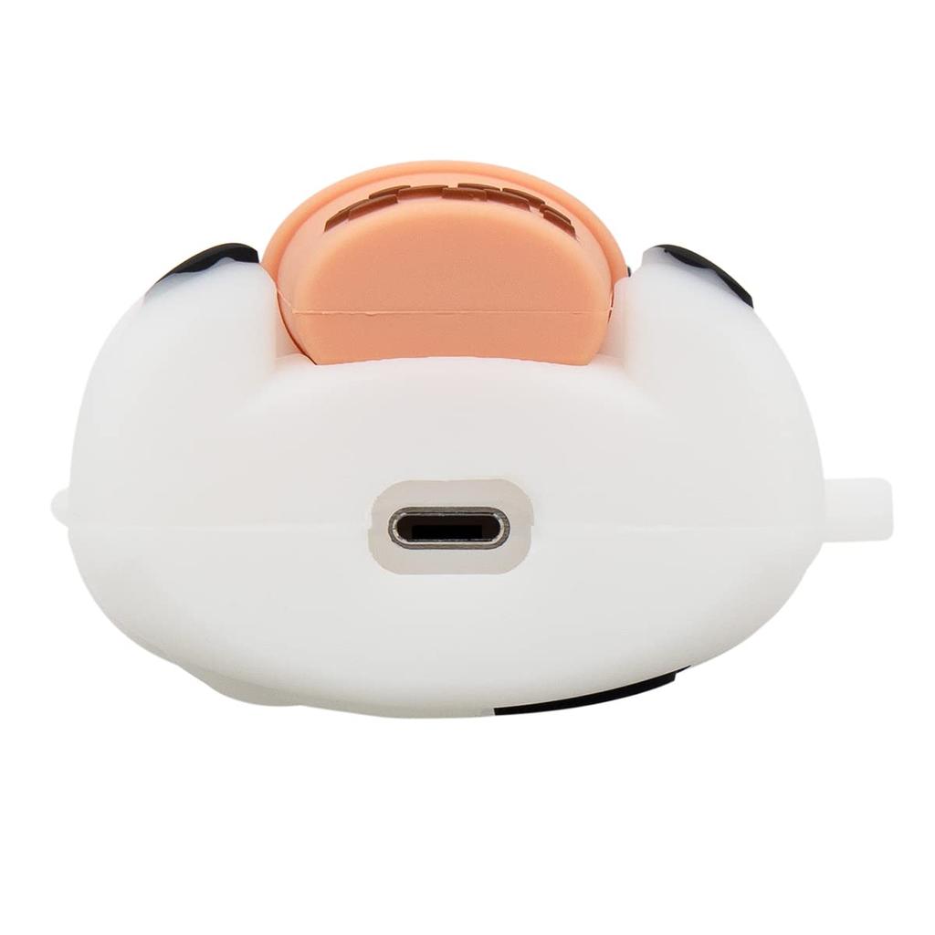 Cute Cow Funny 3D Cartoon Case for Airpods 1st Generation 2nd Case Shockproof Charging Cover for Airpods Pro Pro2 with Carabiner