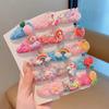 Summer Cute Cartoon Fruit Hairpin Children Girls Hair Clip Broken Hair Side Clips Bangs Clip for Little Girls Sweet Headwear New