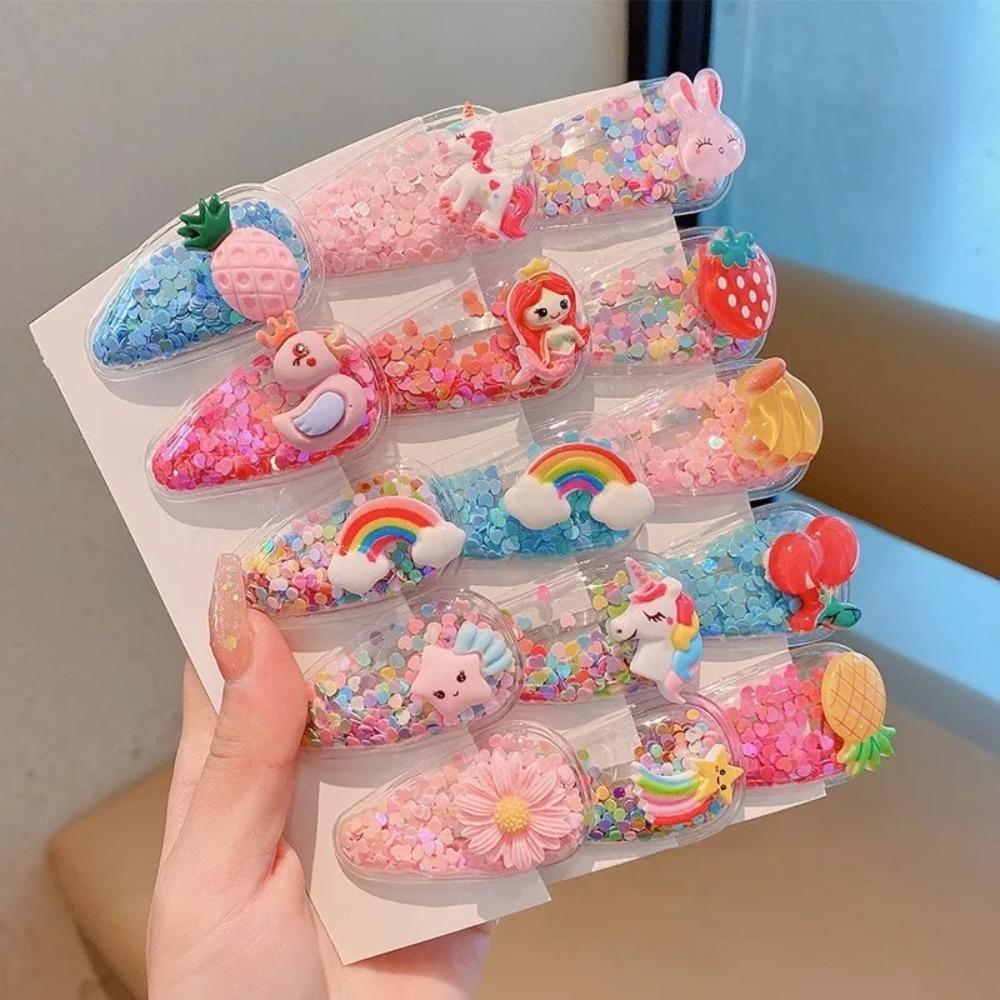Sommer Niedliche Cartoon-Frucht-Haarnadel Kinder Mädchen Haarspange Abstehende Haare Seitenclips Pony-Clip für Kleine Mädchen Süße Kopfbedeckung Neu